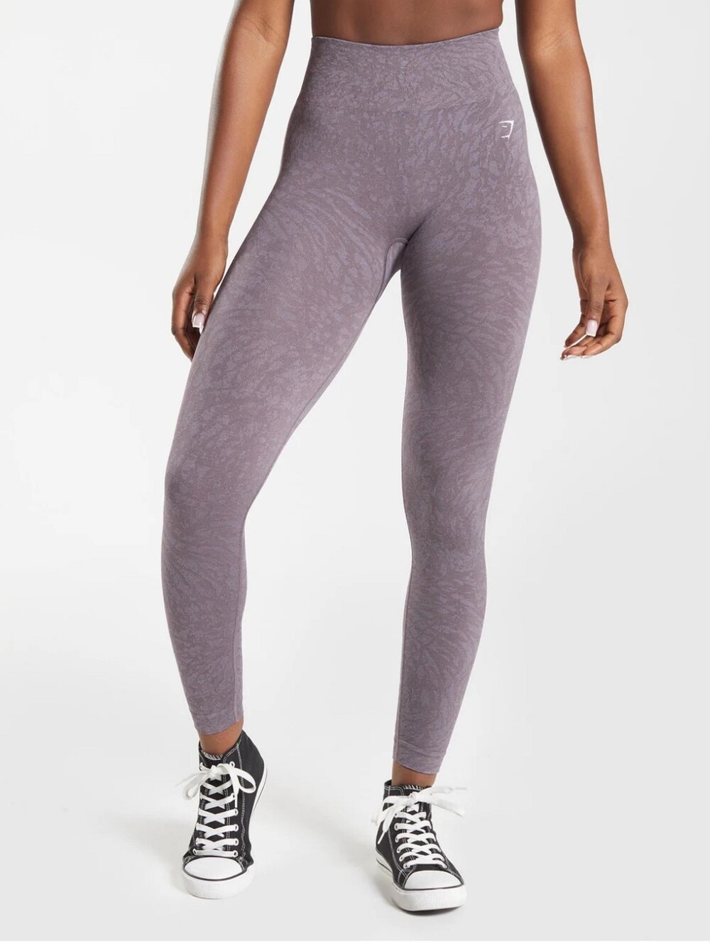 Gymshark Purple High Rise Adapt Animal Seamless Tight Leggings